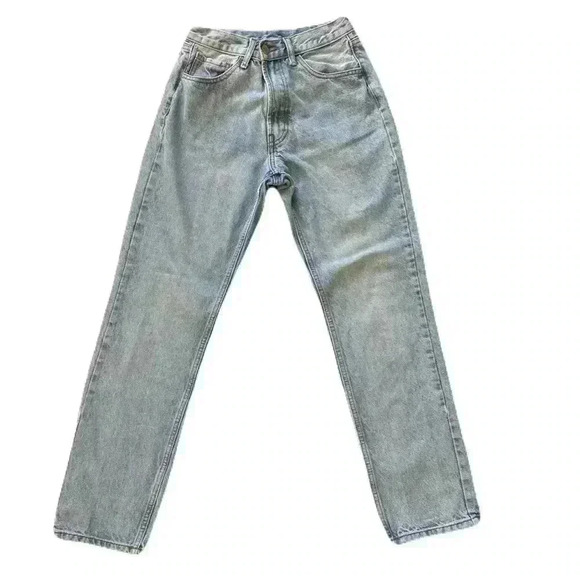 Women's John Galt Brandy Melville Denim Jeans Size Small High Rise Light Wash - Picture 3 of 11